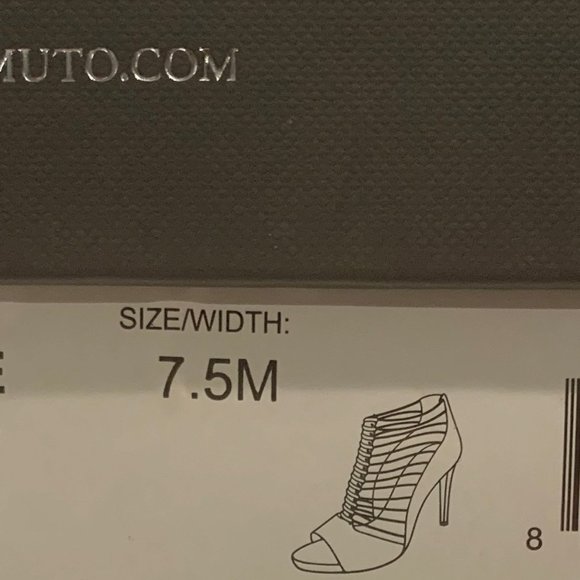 Vince Camuto Ladies Black & Gold Shoes - Picture 9 of 9